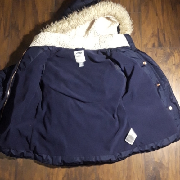 Old Navy navy blue puffer coat - Picture 7 of 12